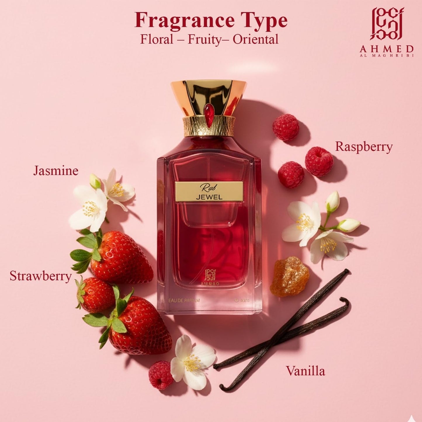 Red Jewel Eau de Parfum 100ml Ahmed Al Maghribi Aromique