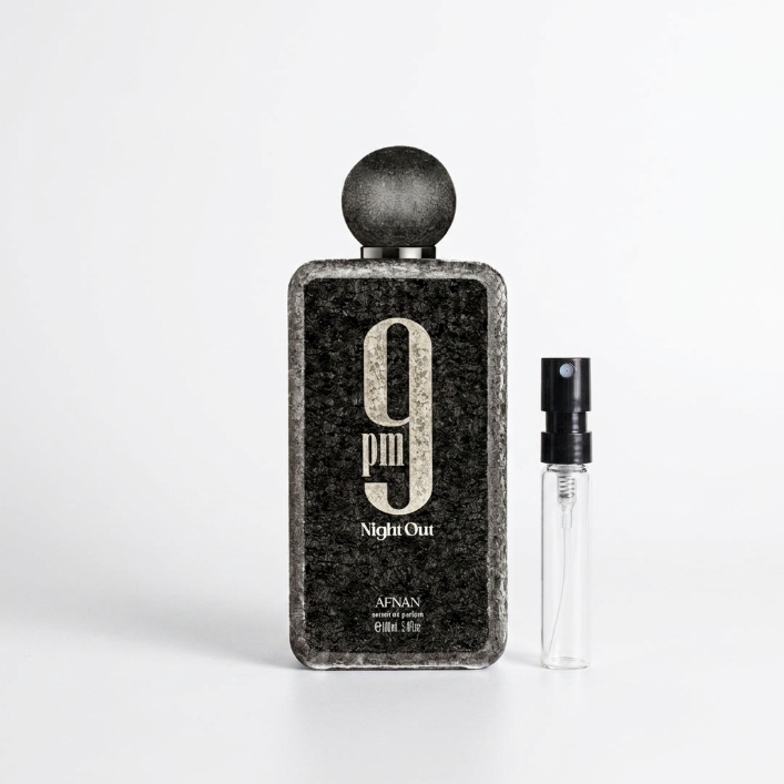 9pm Night Out Perfume Sample 2ml Afnan Aromique