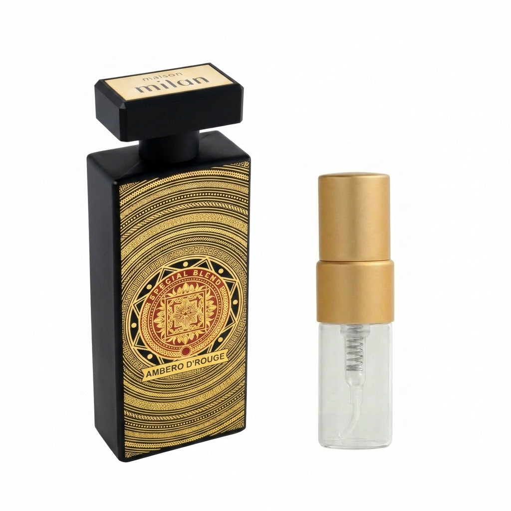 Ambero D’Rouge Perfume Sample 2ml Maison Milan Aromique