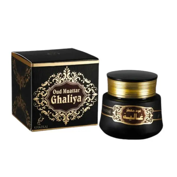 Bakhoor Oud Muattar Ghaliya Incense 35g Khadlaj - Aromique Beauty Ltd