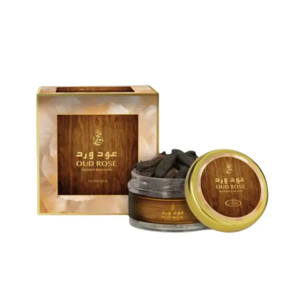 Bakhoor Oud Rose Incense 30g Al Rehab - Aromique Beauty Ltd