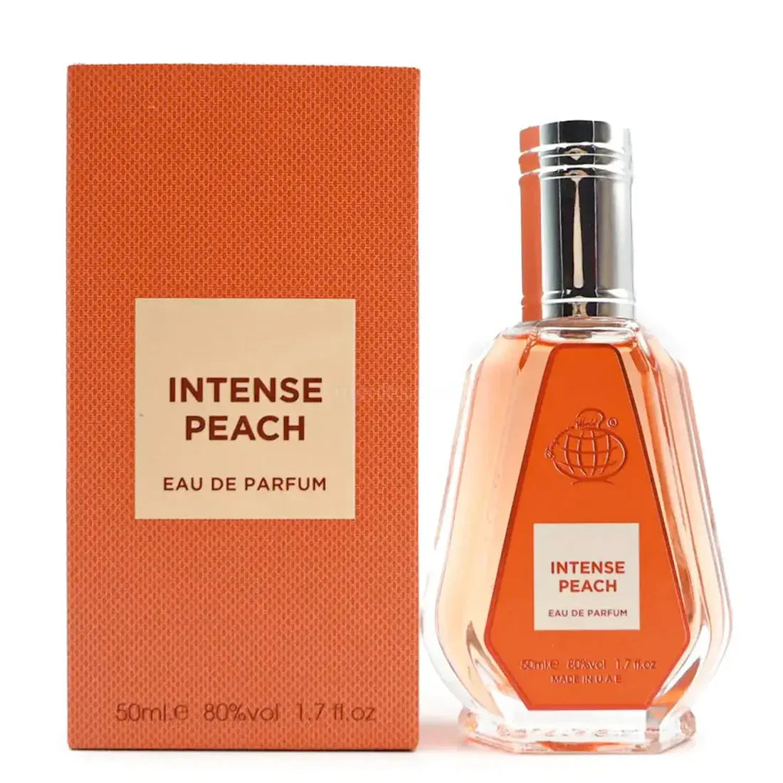 Intense Peach Perfume 50ml EDP Fragrance World - Aromique Beauty Ltd