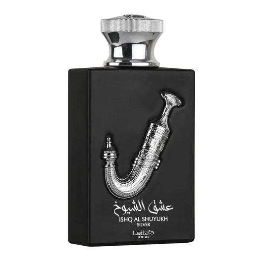 Ishq Al Shuyukh Silver Perfume 100ml EDP Lattafa Pride