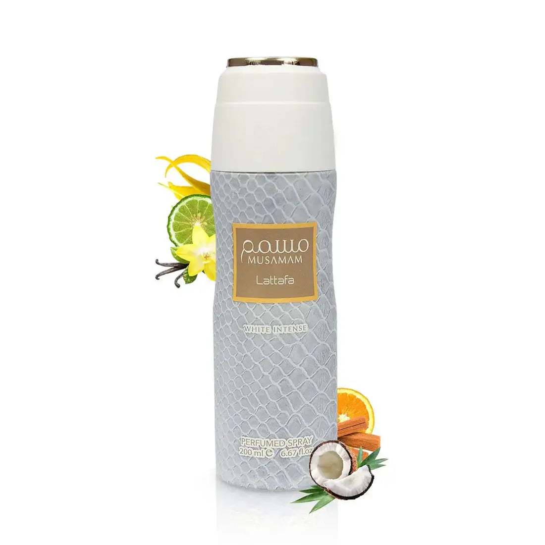 Musamam White Instense Body Spray 200ml Lattafa - Aromique Beauty Ltd
