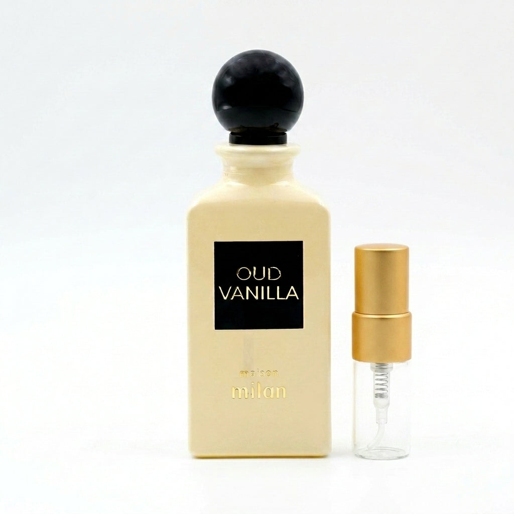 Oud Vanilla Perfume Sample 2ml Maison Milan Aromique