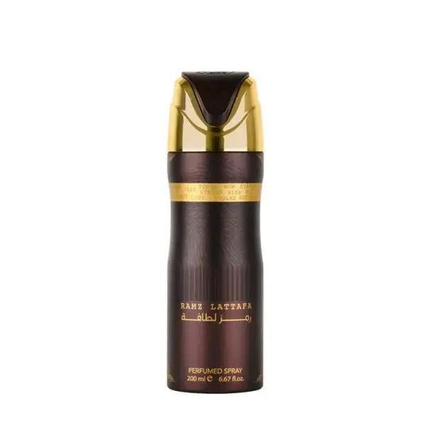 Ramz Lattafa Gold Deodorant Body Spray 200ml Lattafa - Aromique Beauty Ltd