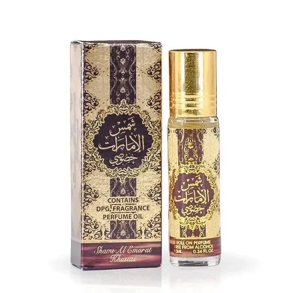 Shams Al Emarat Khususi Perfume Oil 10ml Ard Al Zaafran - Aromique Beauty Ltd
