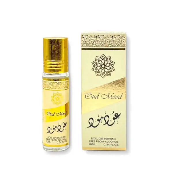 Oud Mood Perfume Oil 10ml Ard Al Zaafran - Aromique Beauty Ltd