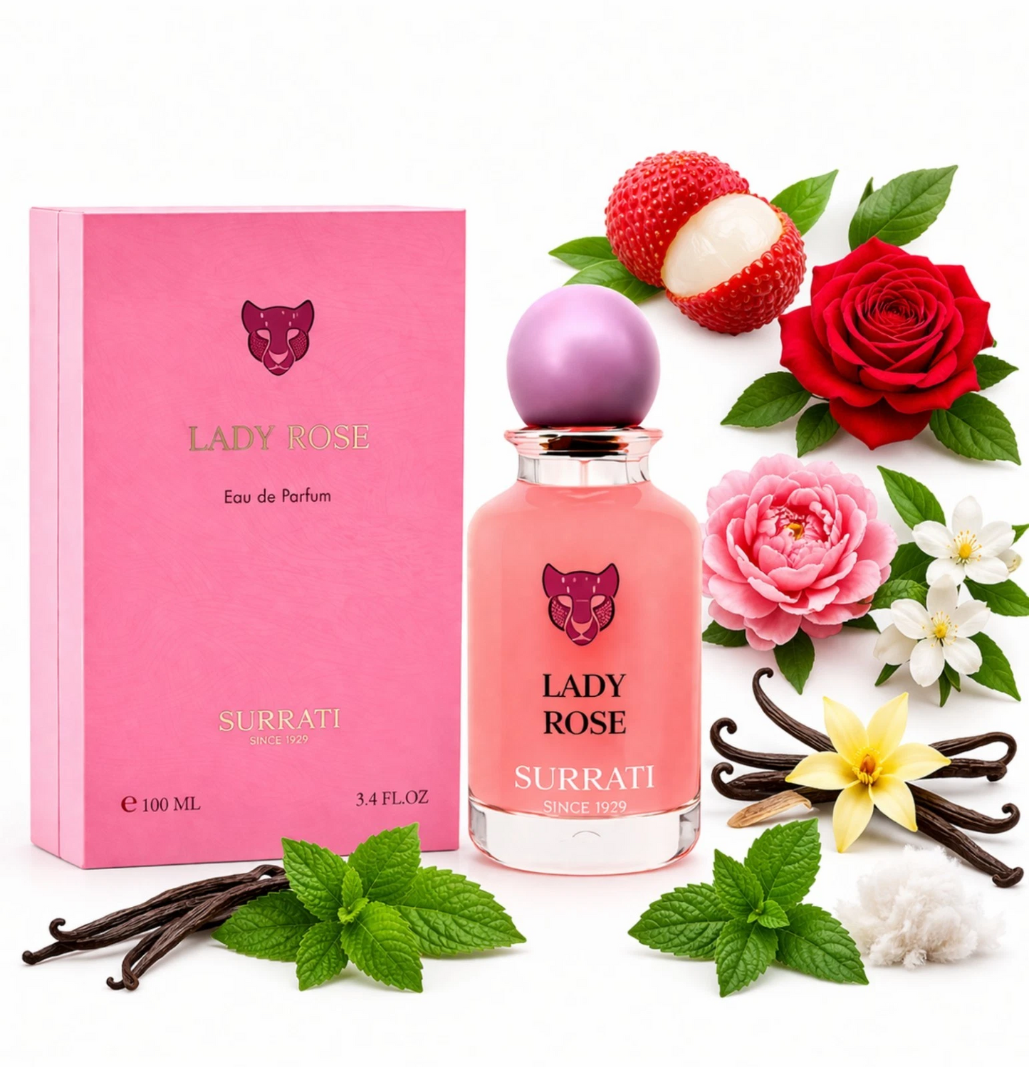 Lady Rose Eau de Parfum 100ml Surrati