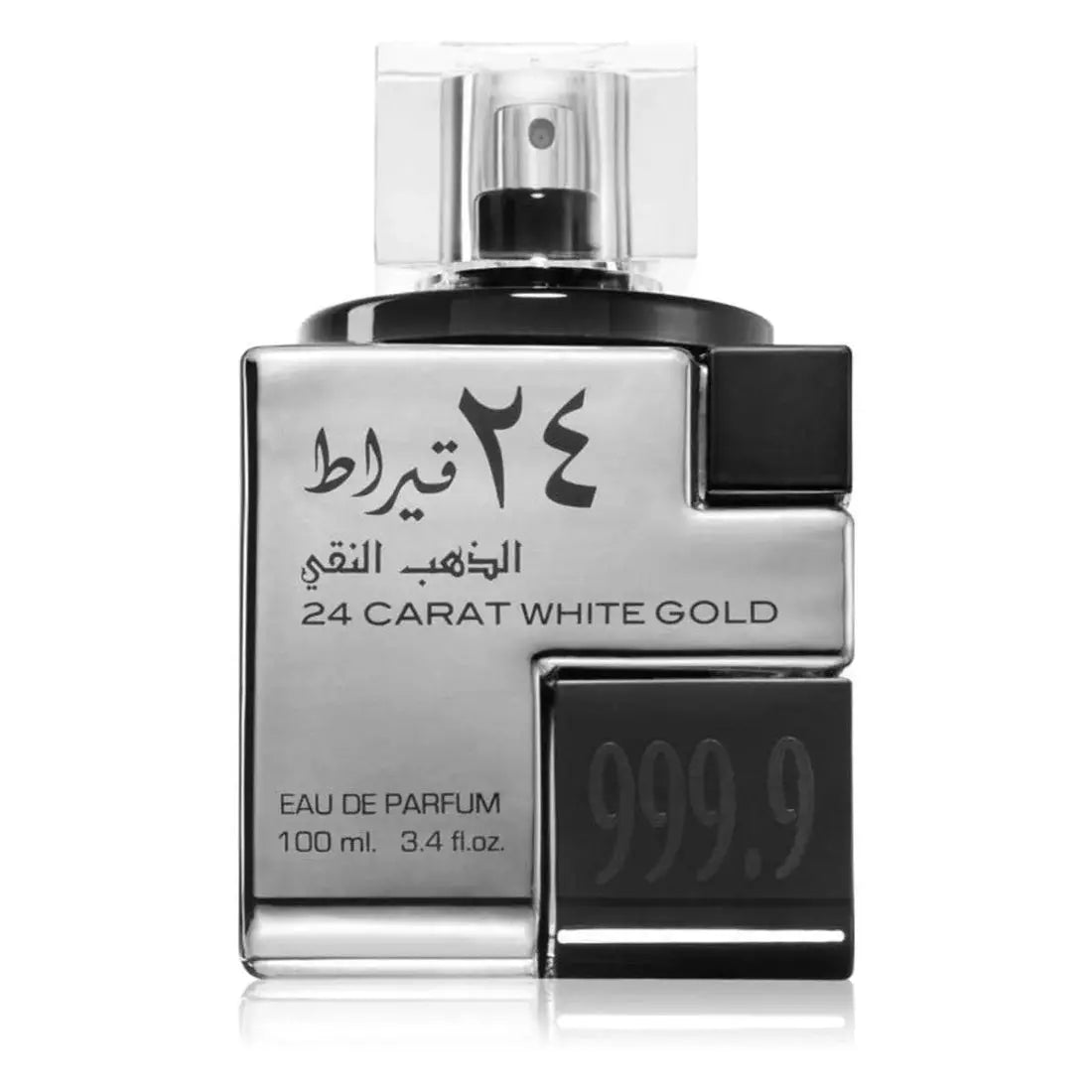 24 Carat White Gold Perfume 100ml EDP For Unisex By Lattafa