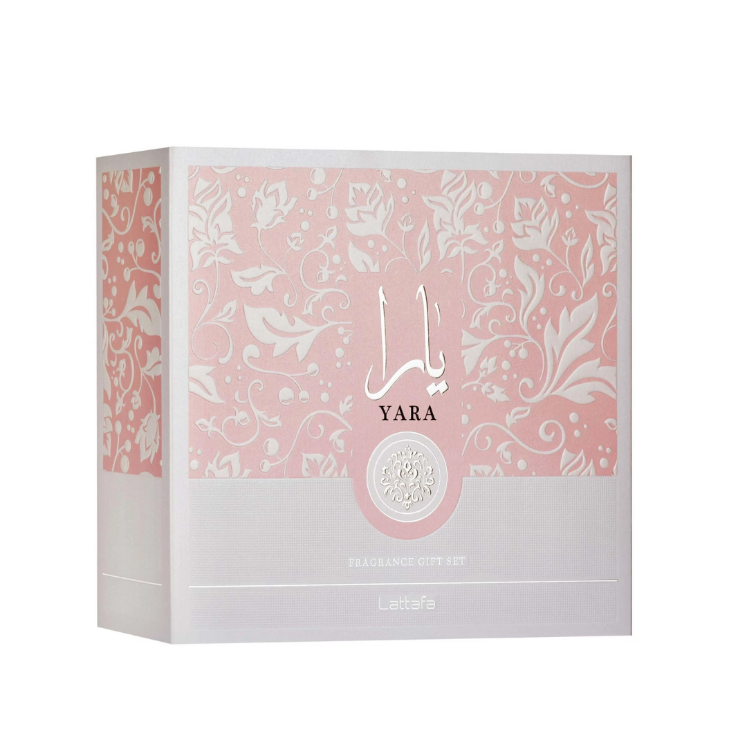 Yara Pink 3 Piece Gift Set for Women Lattafa Lattafa