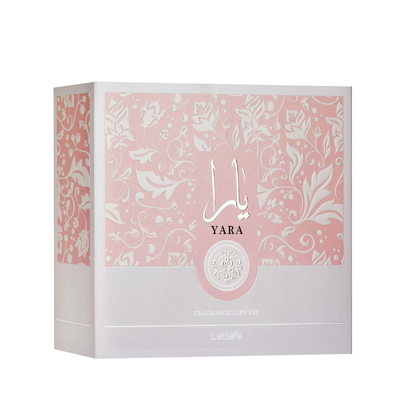 Yara Pink 3 Piece Gift Set for Women Lattafa Lattafa