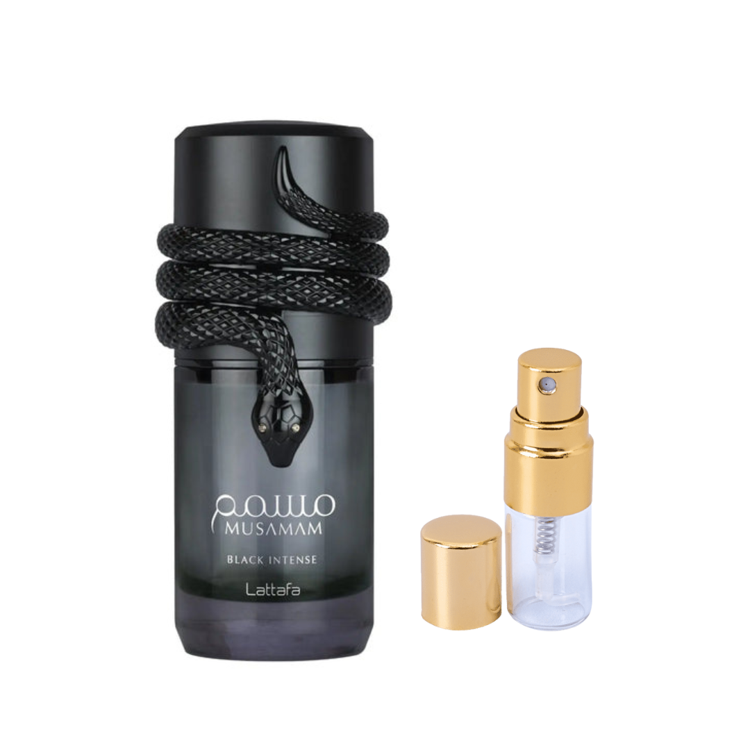 Musamam Black Intense Perfume Sample 2ml French Avenue