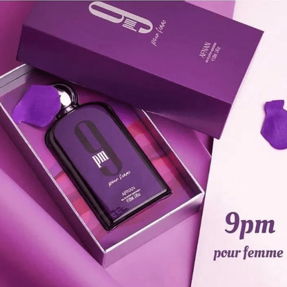 9 PM Pour Femme Eau de Parfum 100ml Afnan