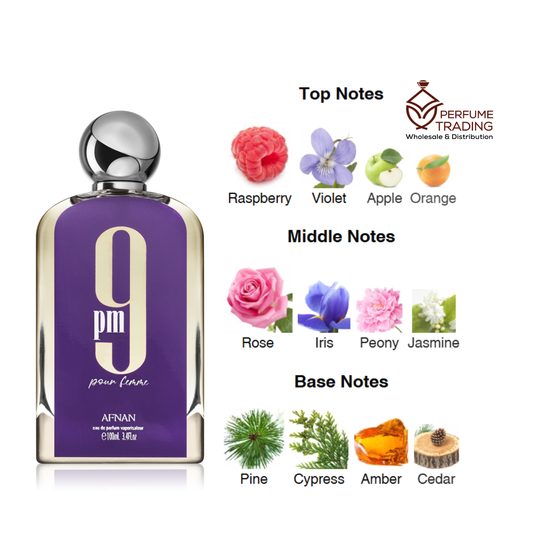 9 PM Pour Femme Eau de Parfum 100ml Afnan