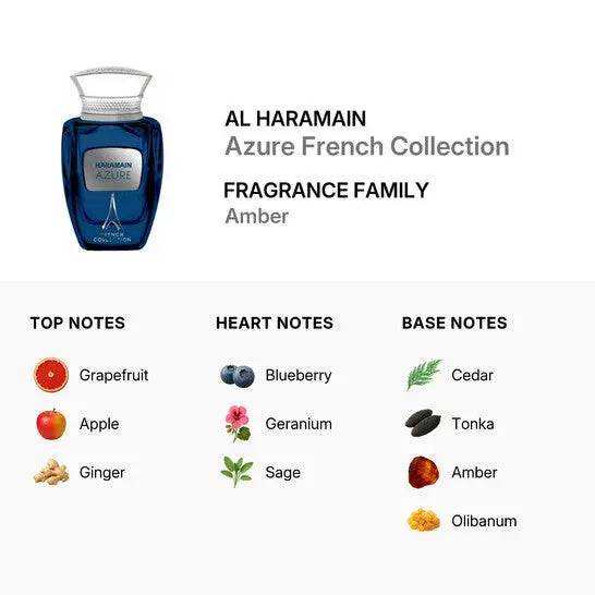 Haramain Azure Eau de Parfum 100ml Al Haramain Al Haramain