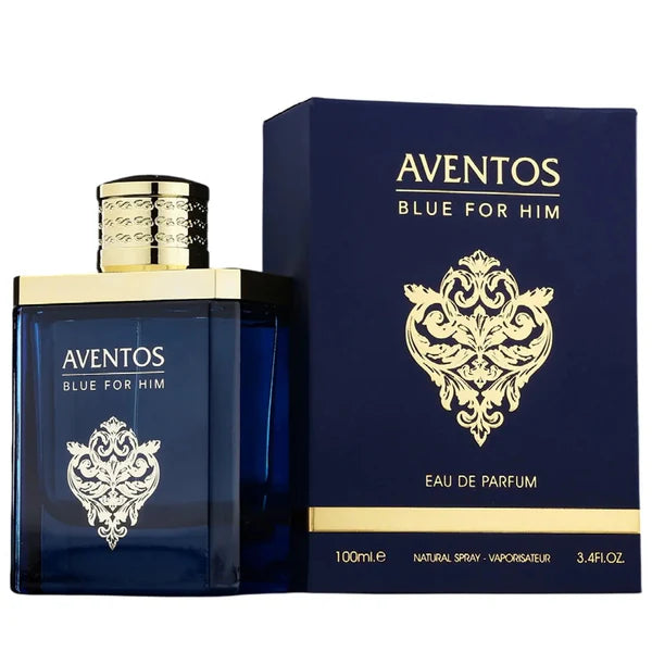 Aventos Blue For Him Perfume 100ml EDP Fragrance World - Aromique Beauty Ltd