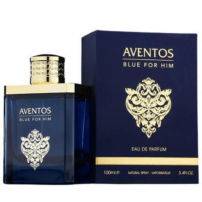 Aventos Blue For Him Perfume 100ml EDP Fragrance World - Aromique Beauty Ltd