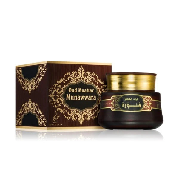 Bakhoor Oud Muattar Munawwara Incense 35g Khadlaj
