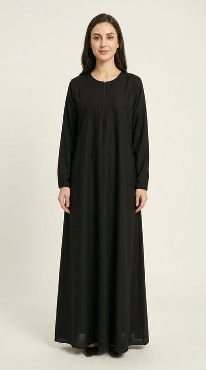 Black Premium Nida Abaya  Aromique