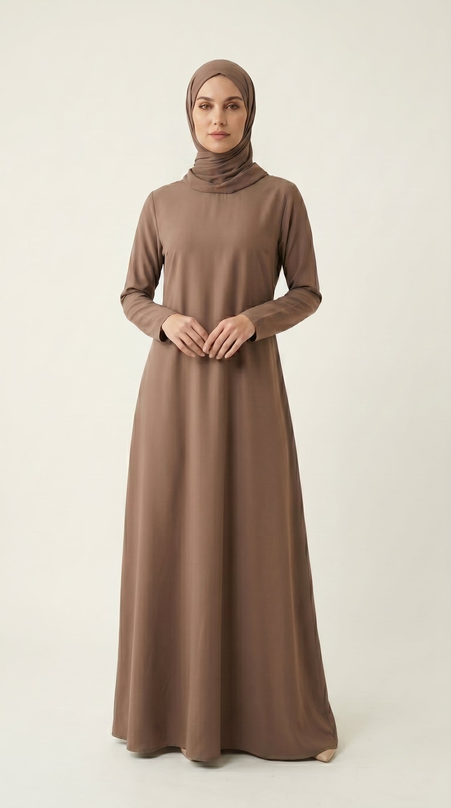 Brown Premium Nida Abaya  Aromique