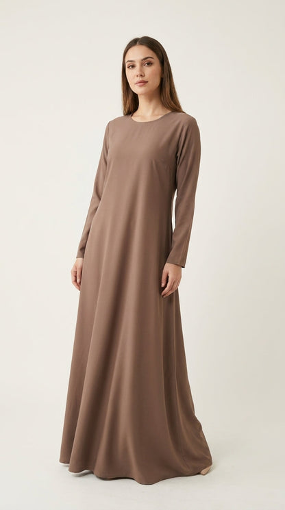 Brown Premium Nida Abaya  Aromique