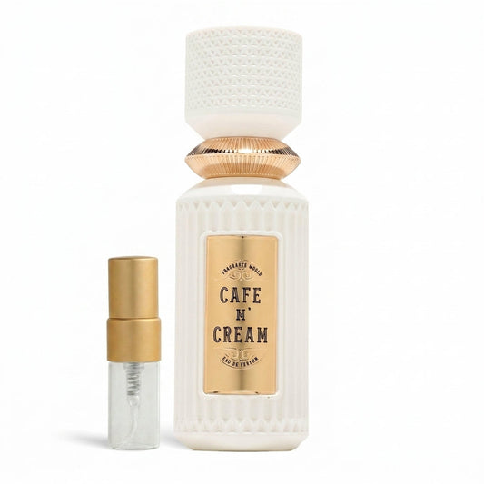 Cafe N Cream Perfume Sample 2ml Fragrance World  Aromique
