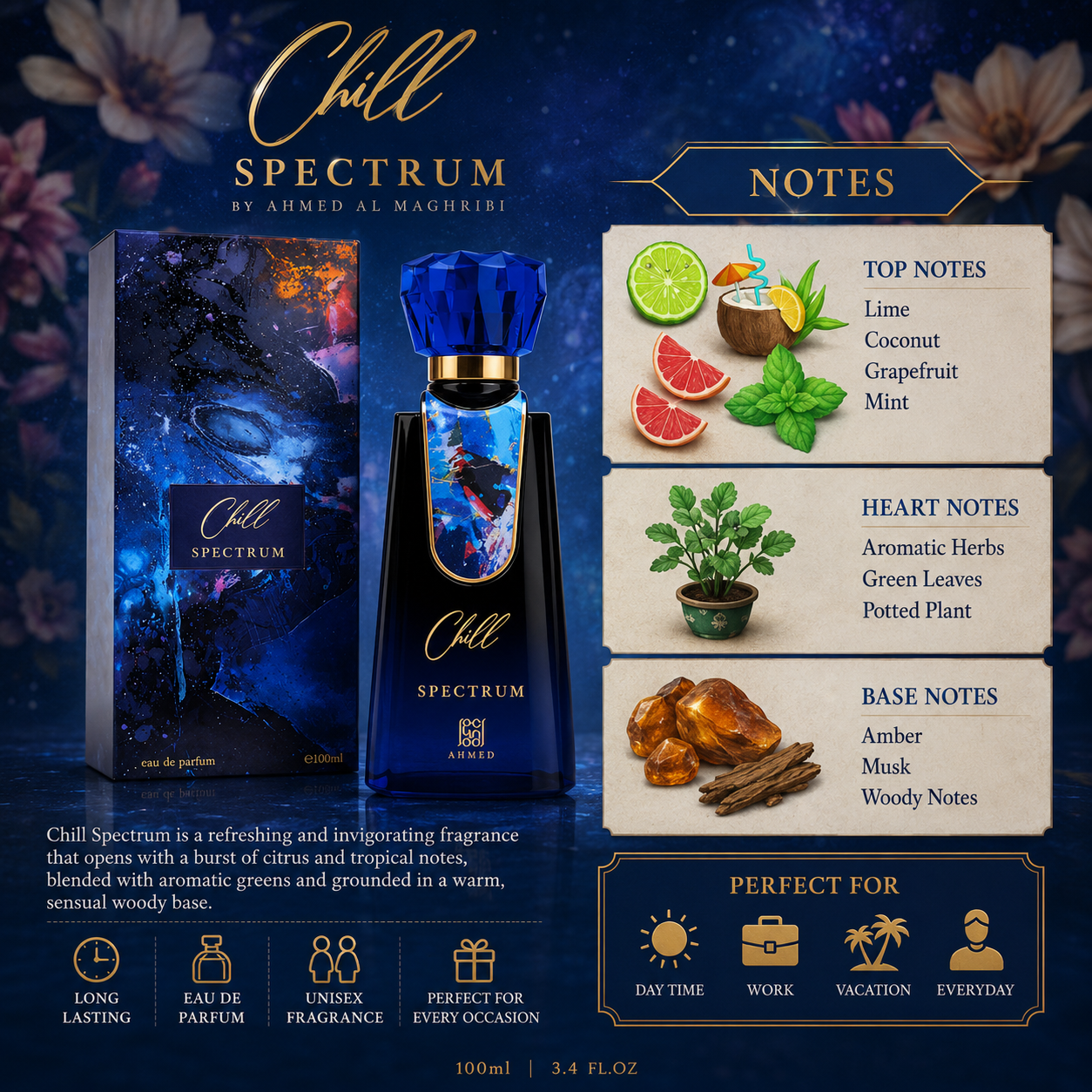 Chill Spectrum Eau de Parfum 100ml Ahmed Al Maghribi