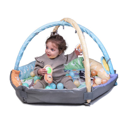 Desi Doll Arabic Alphabet 5-in-1 Activity Gym & Playmat for Babies  Aromique