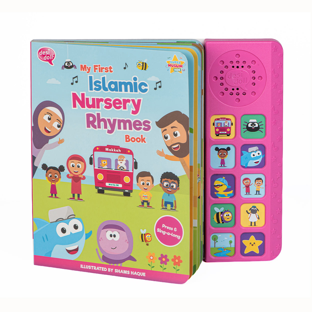Desi Doll Islamic Nursery Rhymes Book – Early Learning Book for Kids  Aromique