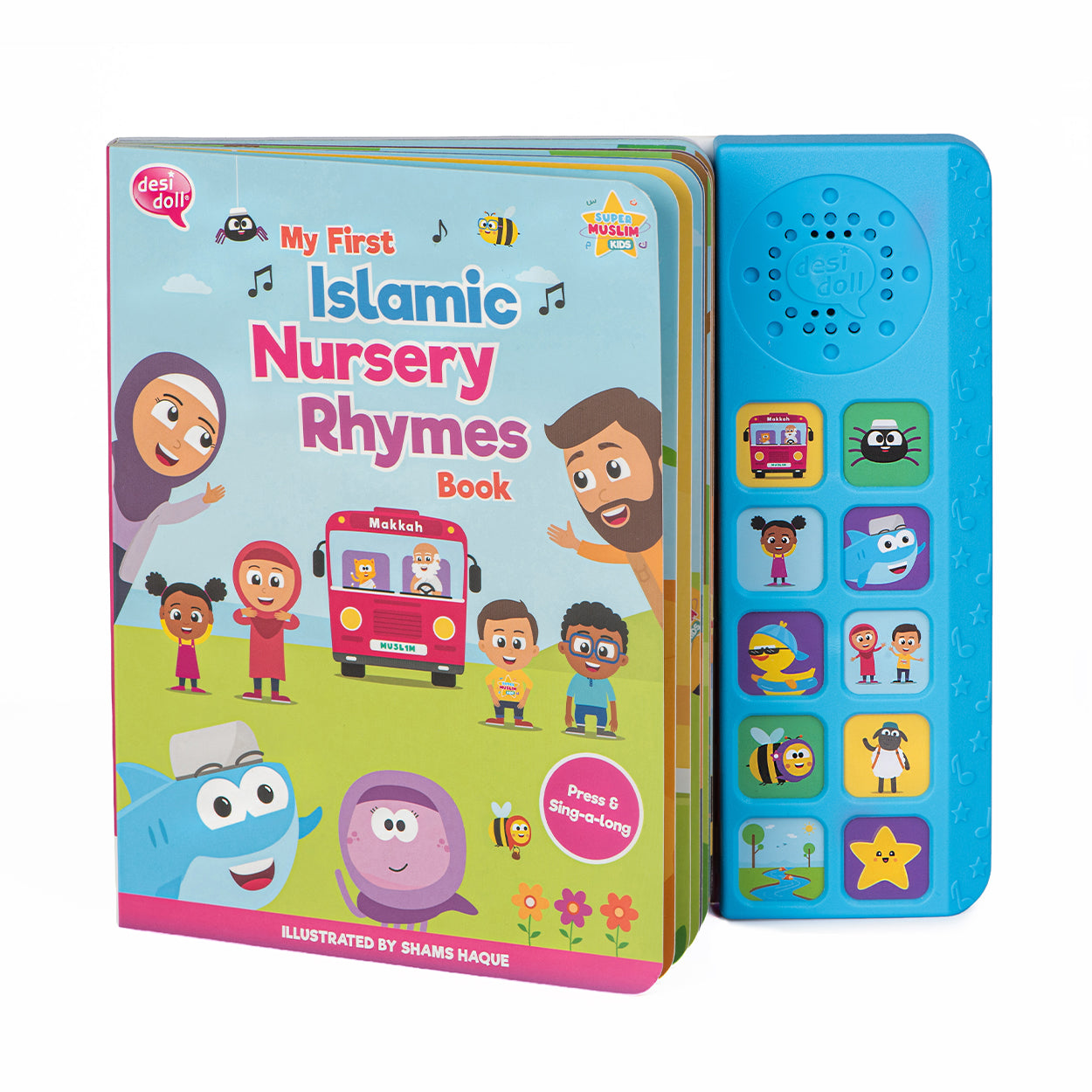 Desi Doll Islamic Nursery Rhymes Book – Early Learning Book for Kids  Aromique