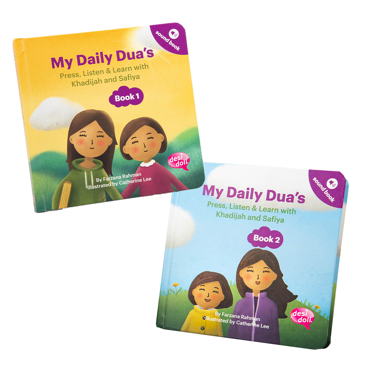 Desi Doll My Daily Duas Story Sound Books 2 – Islamic Learning Books for Kids  Aromique