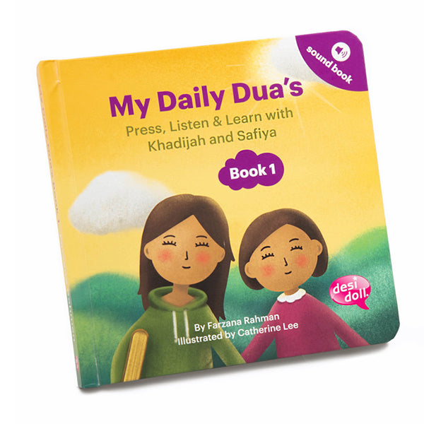Desi Doll My Daily Duas Story Sound Books 1 – Islamic Learning Books for Kids  Aromique