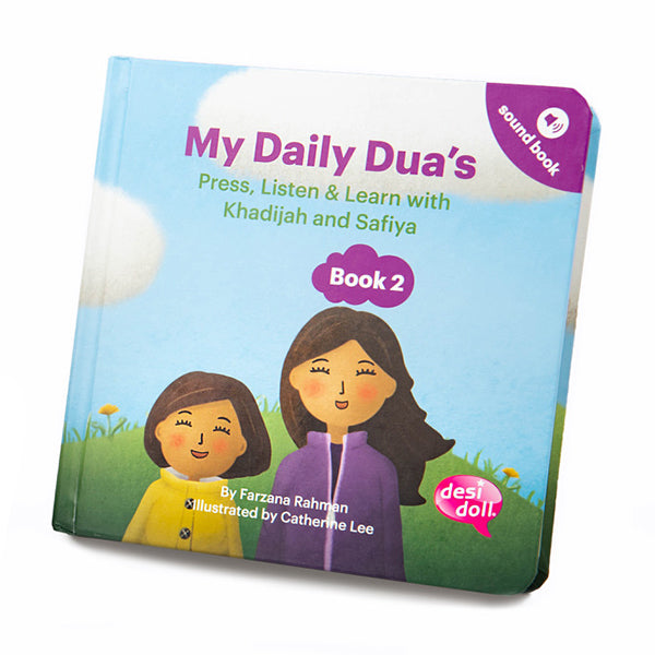 Desi Doll My Daily Duas Story Sound Books 2 – Islamic Learning Books for Kids  Aromique