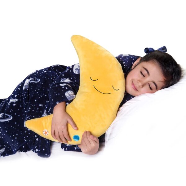 Desi Doll My Quran Pillow (Moon Shape) – Islamic Kids Learning Pillow with Light & Sound  Aromique