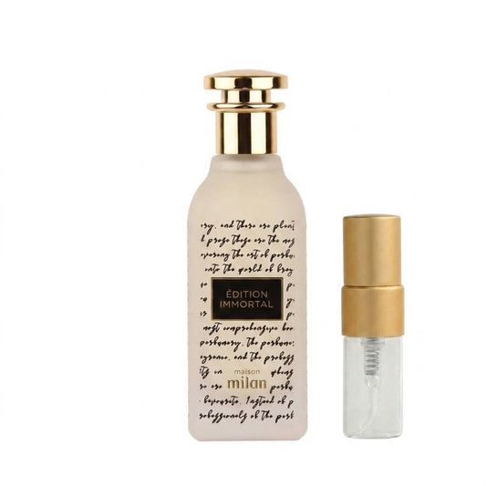 Edition Immortal Perfume Sample 2ml Maison Milan  Aromique