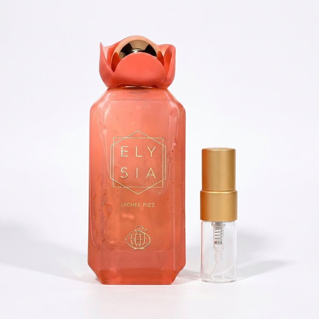 Elysia Lychee Fizz Perfume Sample 2ml Fragrance World  Aromique