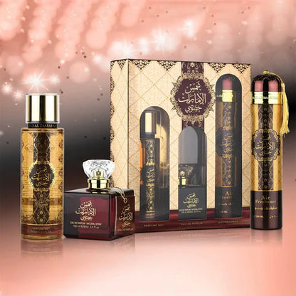 Shams Al Emarat Khususi Gift Set 3 Piece Ard Al Zaafaran - Aromique Beauty Ltd