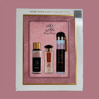 Rose Paris Knight Gift Set 3 Piece Ard Al Zaafaran - Aromique Beauty Ltd