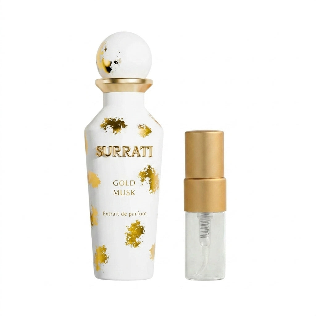 Gold Musk Perfume Sample 2ml Surrati  Aromique