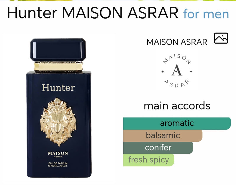 Hunter Perfume 100ml EDP Maison Asrar