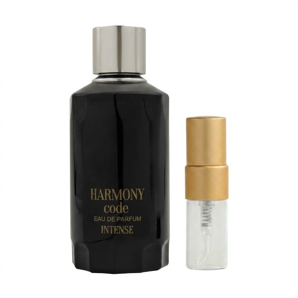 Harmony Code Intense Perfume Sample 2ml Fragrance World  Aromique
