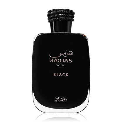 Hawas Black For Him Perfume 100ml EDP Rasasi