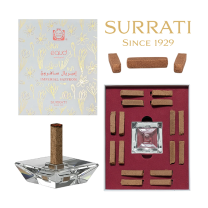 Imperial Saffron Oud Sticks Surrati