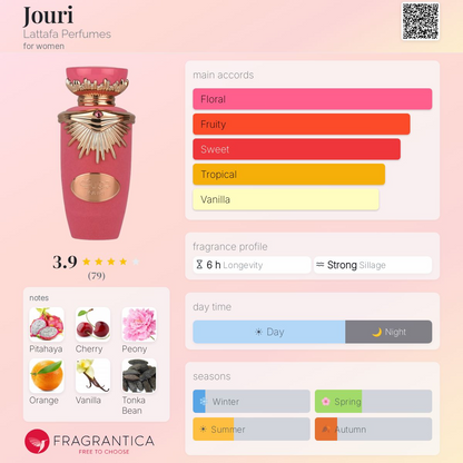 Jouri Eau de Parfum 100ml Lattafa