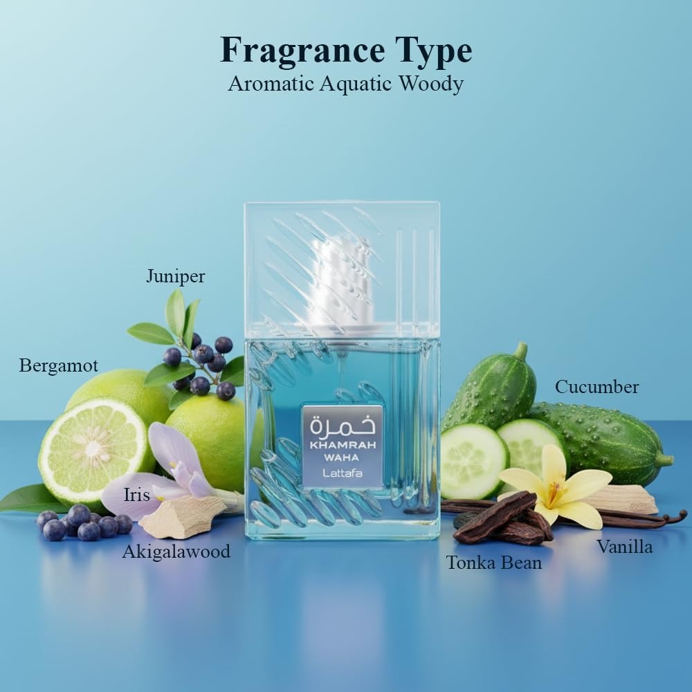 Khamrah Waha Eau de Parfum 100ml Lattafa  Aromique