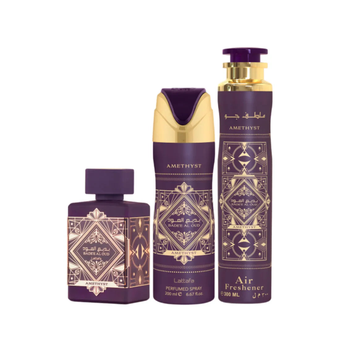 Badee Al Oud Amethyst Gift Set - Aromique Beauty Ltd
