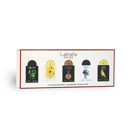 Lattafa Pride Affection Eau de Parfum Gift Set Collection (5 x 20ml)