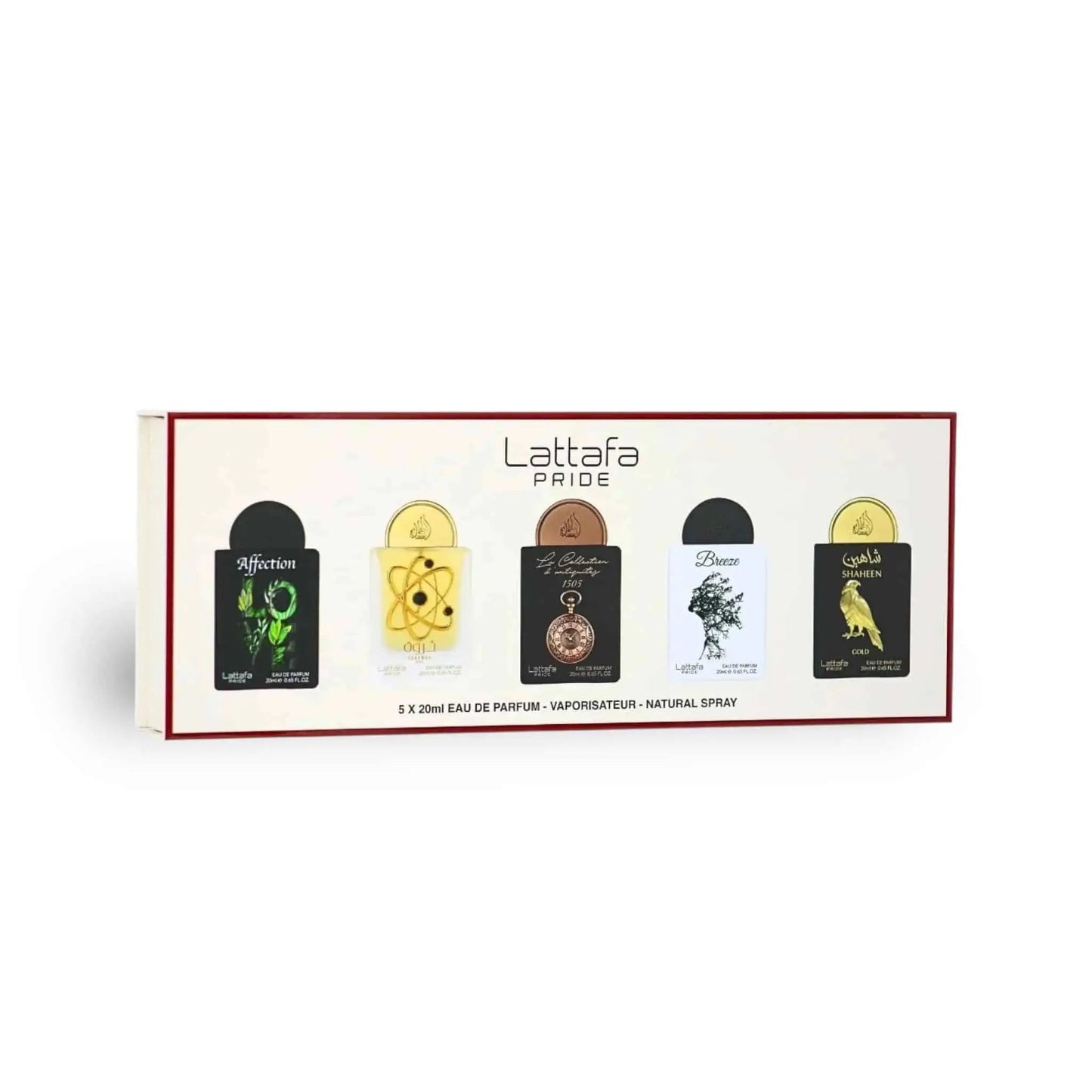 Lattafa Pride Affection Eau de Parfum Gift Set Collection (5 x 20ml) Lattafa Pride
