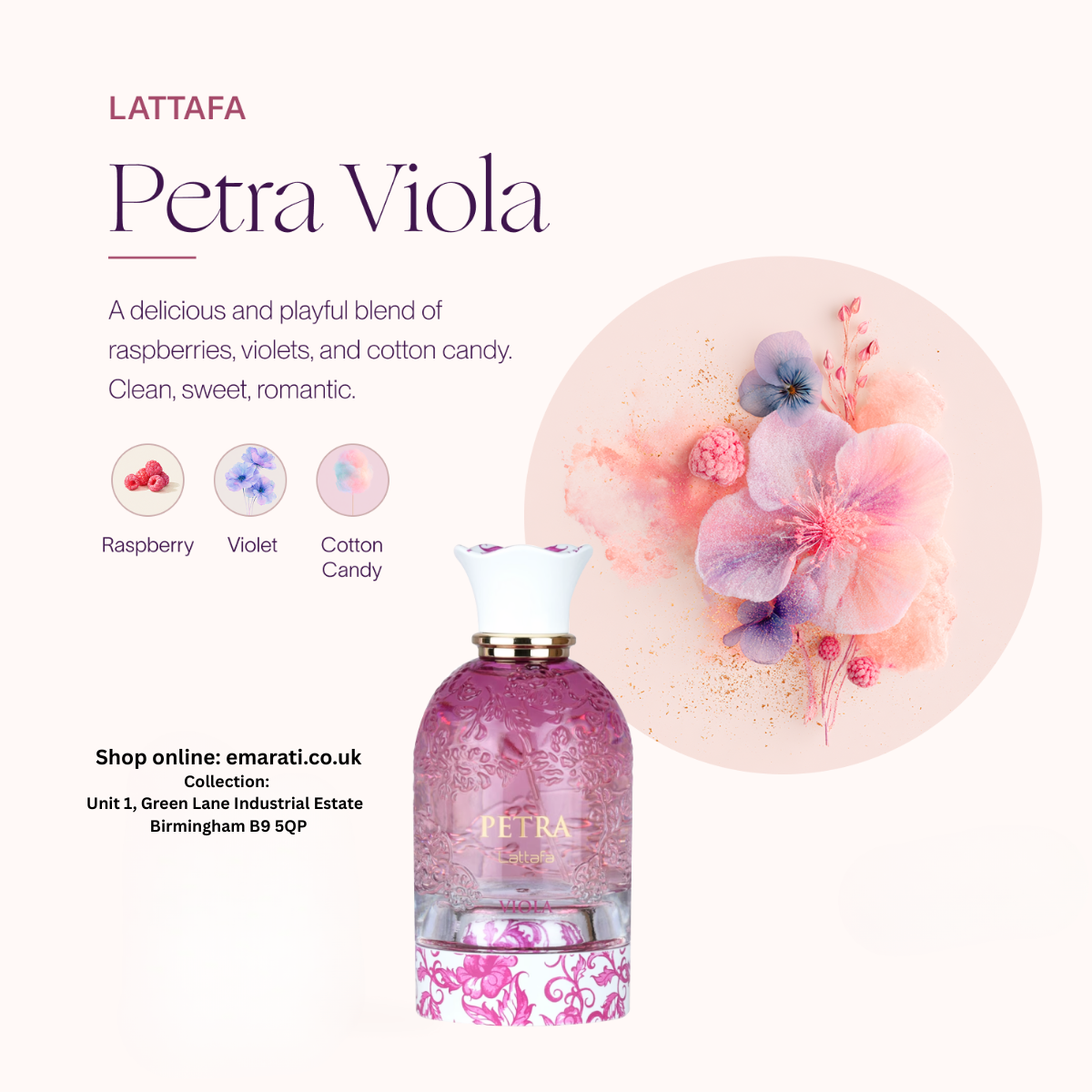 Petra Viola Perfume 100ml Lattafa